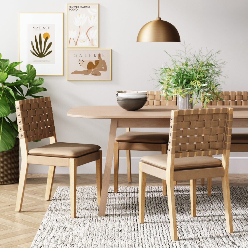 wood dining chairs